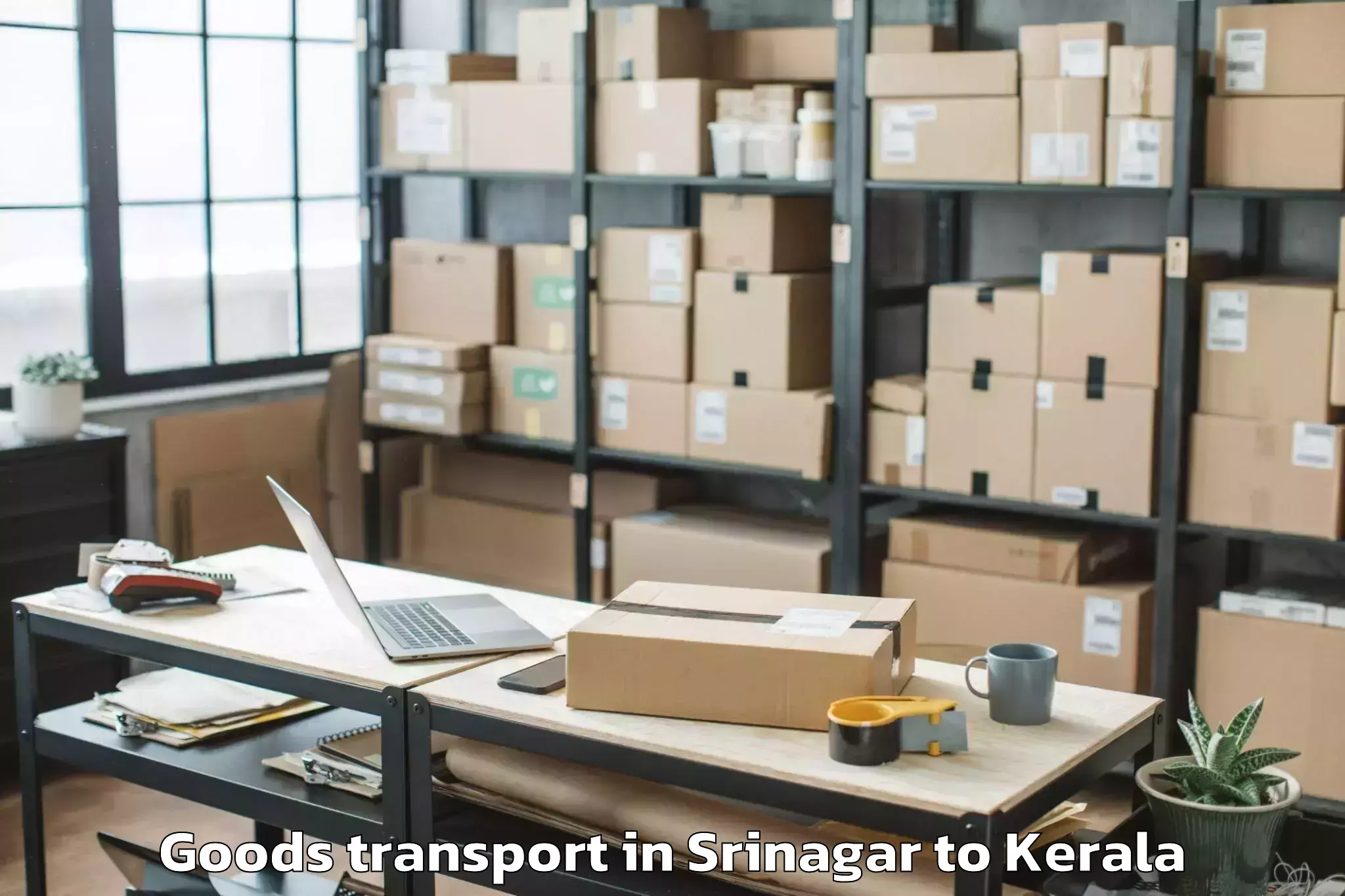 Top Srinagar to Chavakkad Goods Transport Available